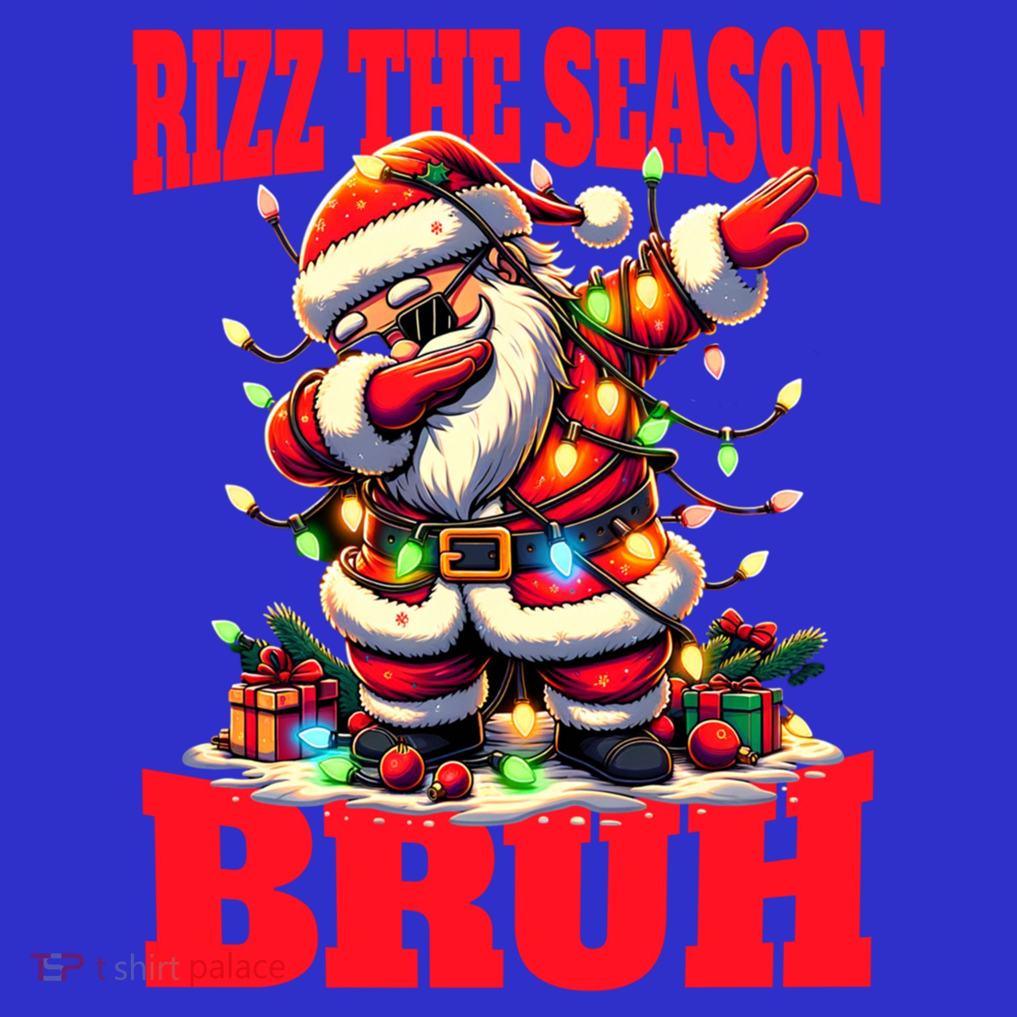 Funny Christmas Rizzmas Santa Xmas Rizz The Season Bruh Meaningful Gift Women's Tank Top