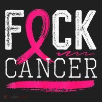 Fuck Cancer Retro Distressed Breast Cancer Awareness Month Beanie thumb 2