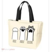 Funny Cat Rock Paper Scissors Cat Paws Cat Lover Tote Bag thumb 3