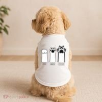 Funny Cat Rock Paper Scissors Cat Paws Cat Lover Doggie Tank thumb 2