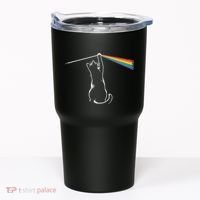 Funny Cat Rock Music Gift Funny Cat Tumbler thumb 0