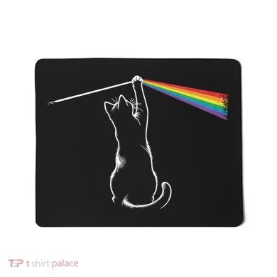 Funny Cat Rock Music Gift Funny Cat Mousepad