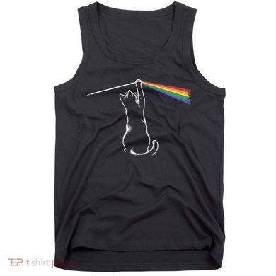 Funny Cat Rock Music Gift Funny Cat Tank Top