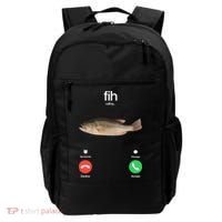 Fih Calling Remind Me Message Decline Accept Phone Call Fish Backpack thumb 0