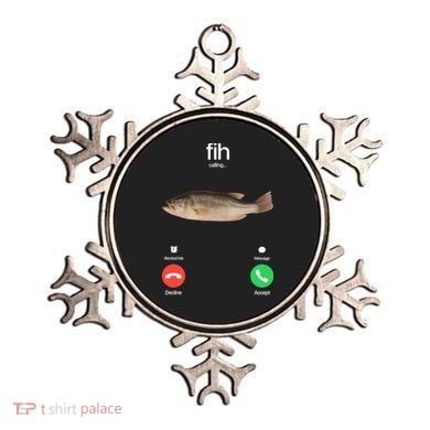 Fih Calling Remind Me Message Decline Accept Phone Call Fish Ornament