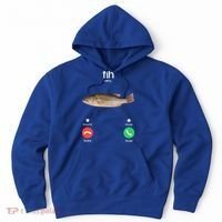 Fih Calling Remind Me Message Decline Accept Phone Call Fish Hoodie thumb 0