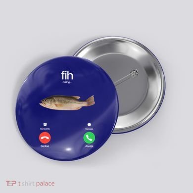 Fih Calling Remind Me Message Decline Accept Phone Call Fish Button
