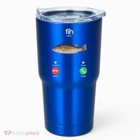 Fih Calling Remind Me Message Decline Accept Phone Call Fish Tumbler thumb 0