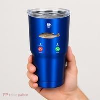 Fih Calling Remind Me Message Decline Accept Phone Call Fish Tumbler thumb 2