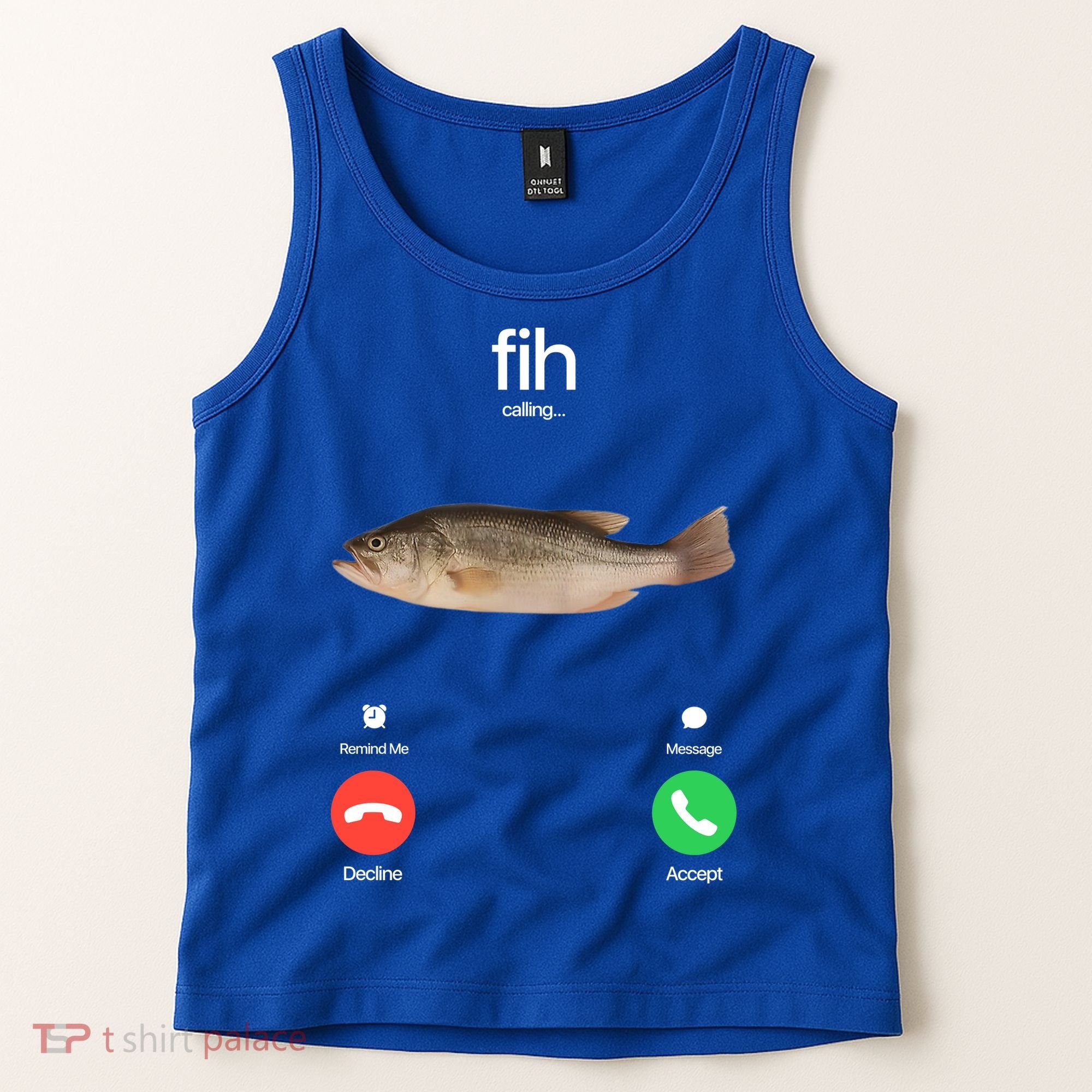 Fih Calling Remind Me Message Decline Accept Phone Call Fish Tank Top