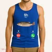 Fih Calling Remind Me Message Decline Accept Phone Call Fish Tank Top thumb 3