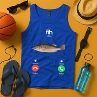 Fih Calling Remind Me Message Decline Accept Phone Call Fish Tank Top thumb 4