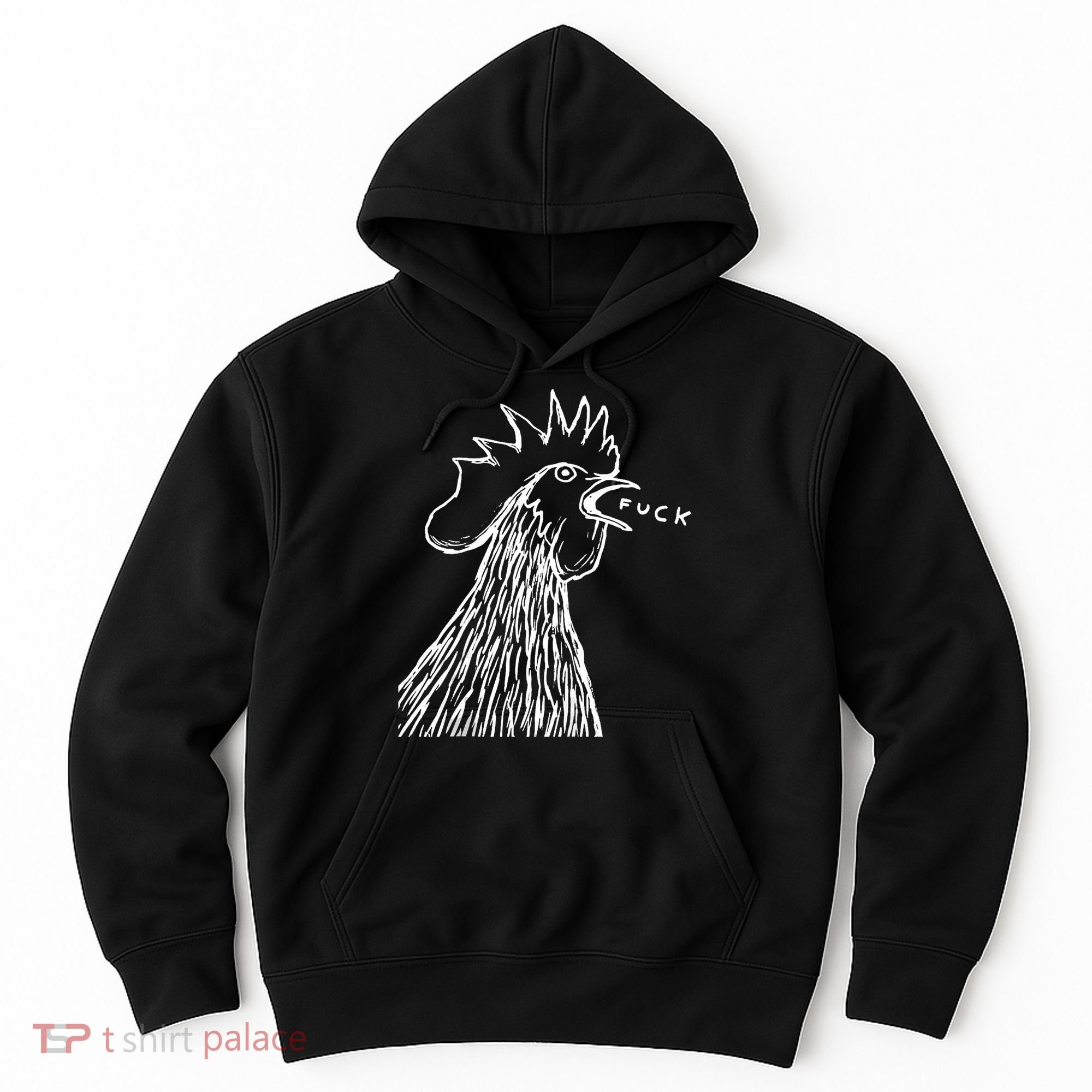 Funny Chicken Rooster Saying Fuck Hoodie
