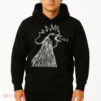 Funny Chicken Rooster Saying Fuck Hoodie thumb 2
