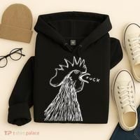 Funny Chicken Rooster Saying Fuck Hoodie thumb 4
