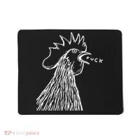 Funny Chicken Rooster Saying Fuck Mousepad thumb 0