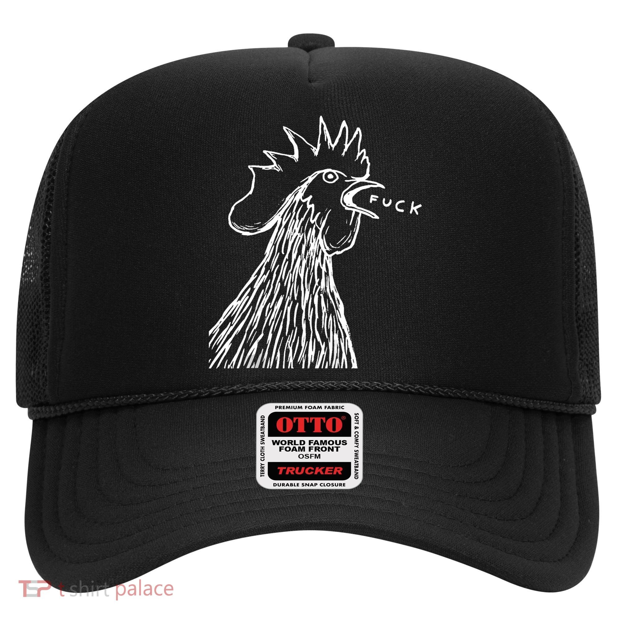 Funny Chicken Rooster Saying Fuck Hat
