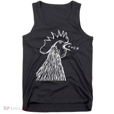 Funny Chicken Rooster Saying Fuck Tank Top