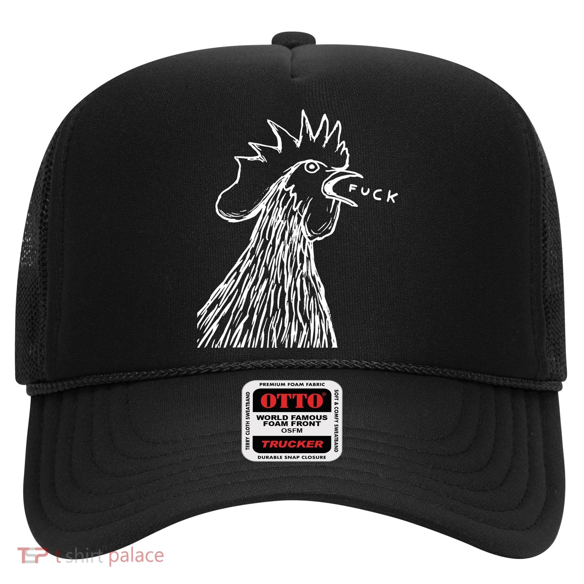 Funny Chicken Rooster Saying Fuck Hat