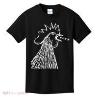 Funny Chicken Rooster Saying Fuck Kids T-Shirt thumb 0