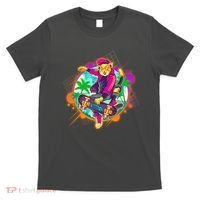 Funny Cool Retro 80s Skatebording Cat T-Shirt thumb 0
