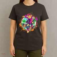 Funny Cool Retro 80s Skatebording Cat T-Shirt thumb 4