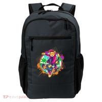 Funny Cool Retro 80s Skatebording Cat Backpack thumb 0