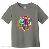 Funny Cool Retro 80s Skatebording Cat Toddler T-Shirt thumb 0