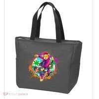 Funny Cool Retro 80s Skatebording Cat Tote Bag thumb 3
