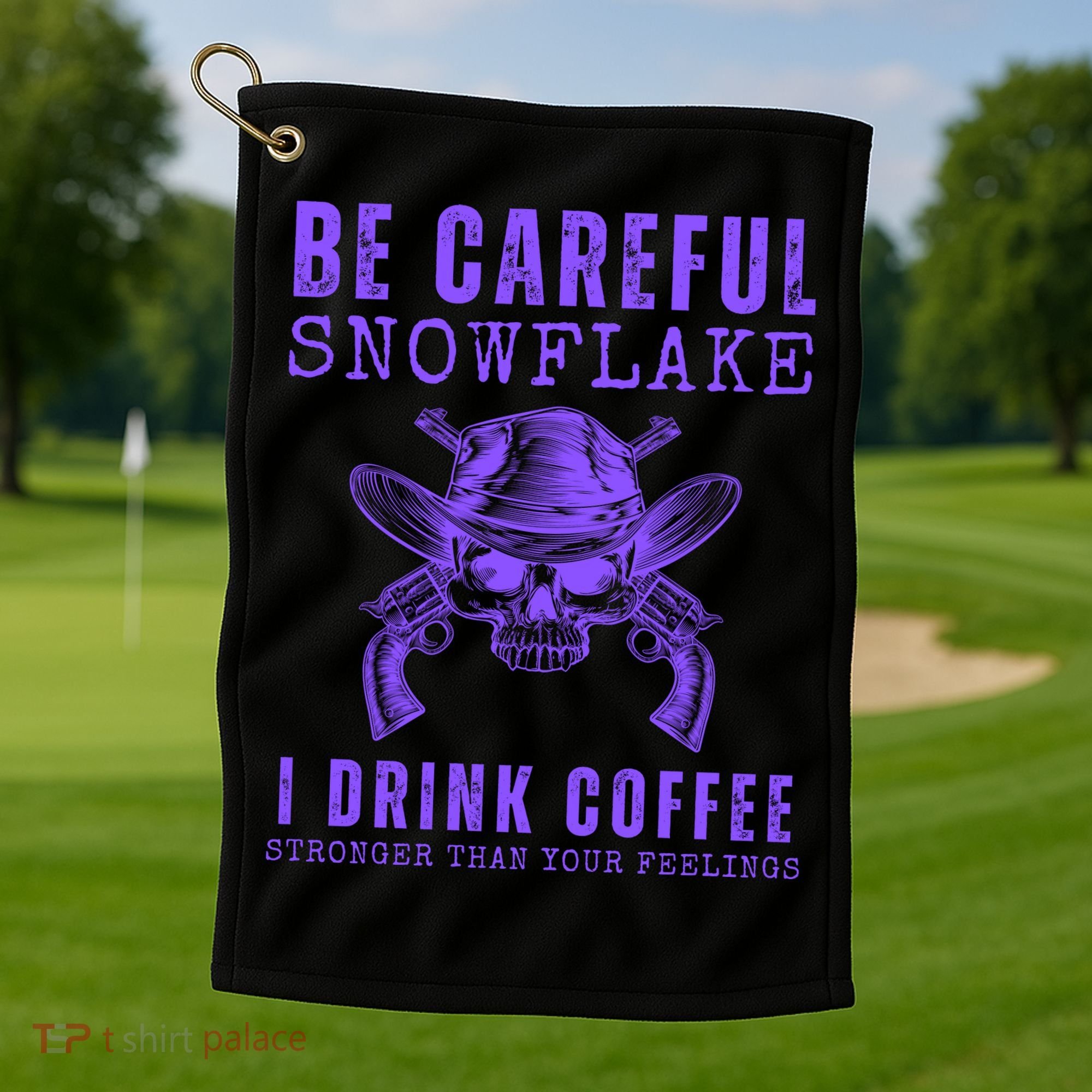 Funny Conservative Republican Anti Woke Politically Incorrect Golf Towel