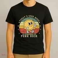 Funny Cute Retro Vintage Punk Rock TodayS Good Mood Sponsor T-Shirt thumb 3