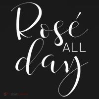 Funny Cute Rose All Day Wine Lover Gift Backpack thumb 2