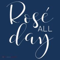 Funny Cute Rose All Day Wine Lover Gift Mousepad thumb 1