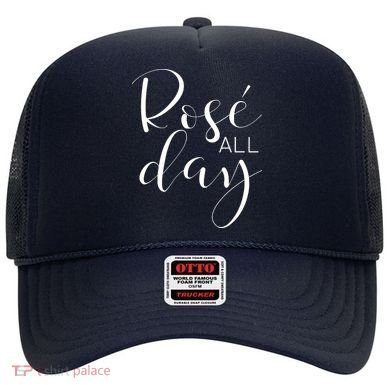 Funny Cute Rose All Day Wine Lover Gift Hat