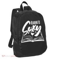 Funny Cute Reading Is Sexy Book Lover Port Authority Crush Ripstop Backpack thumb 0