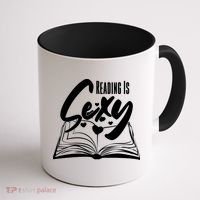 Funny Cute Reading Is Sexy Book Lover Coffee Mug thumb 1