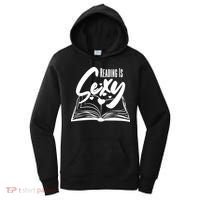 Funny Cute Reading Is Sexy Book Lover Women's Hoodie thumb 0