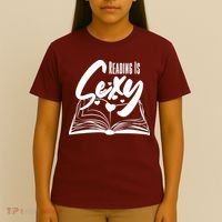 Funny Cute Reading Is Sexy Book Lover T-Shirt thumb 4