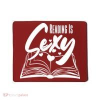 Funny Cute Reading Is Sexy Book Lover Mousepad thumb 0