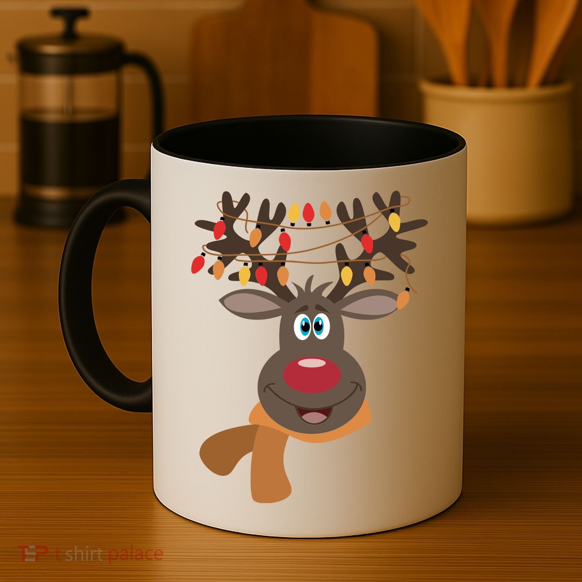 Funny Cute Reindeer Christmas 1 Coffee Mug