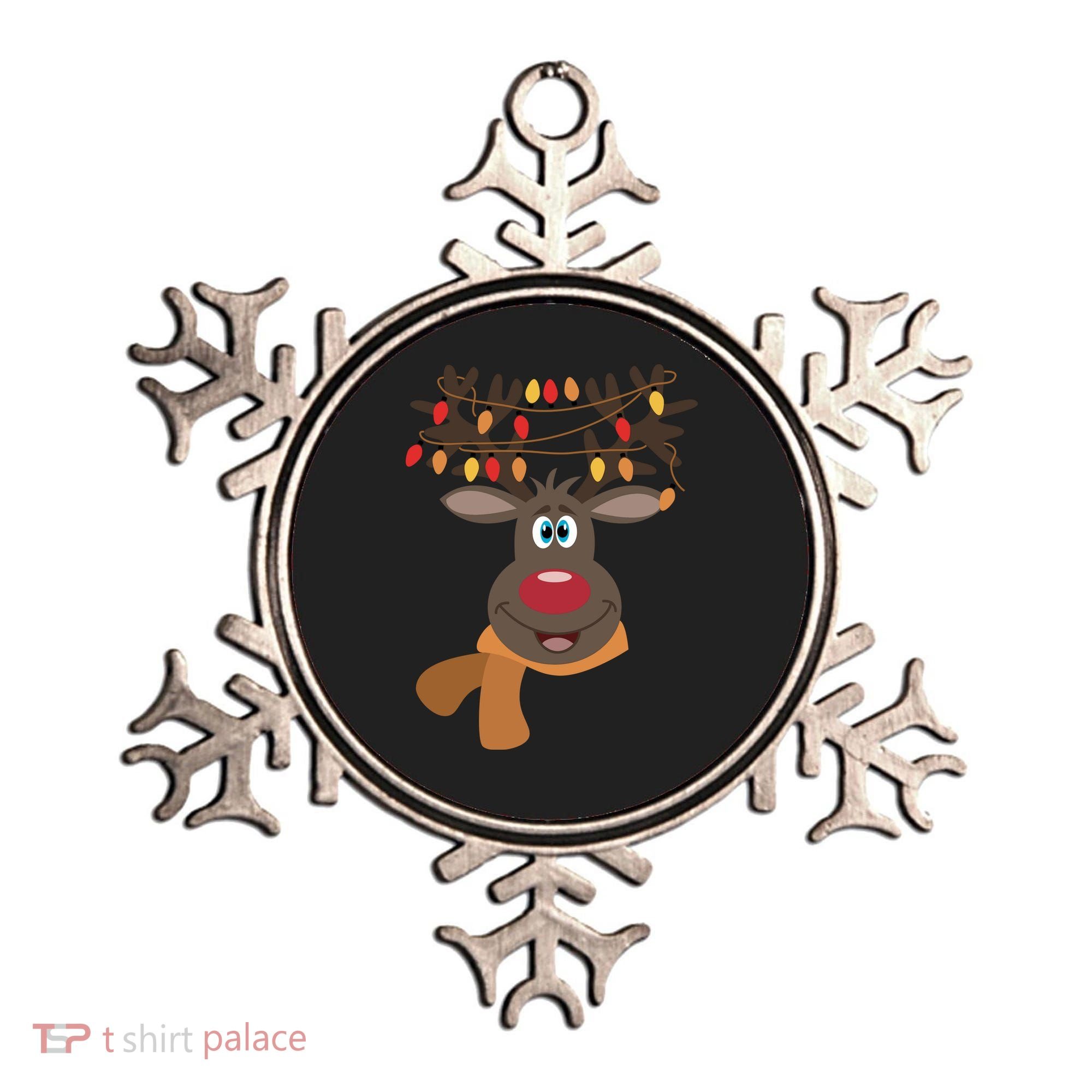 Funny Cute Reindeer Christmas 1 Ornament