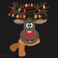 Funny Cute Reindeer Christmas 1 Women's Tank Top thumb 5