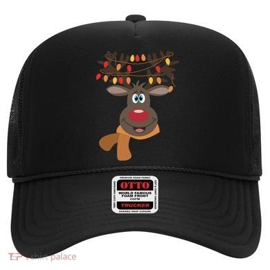 Funny Cute Reindeer Christmas 1 Hat