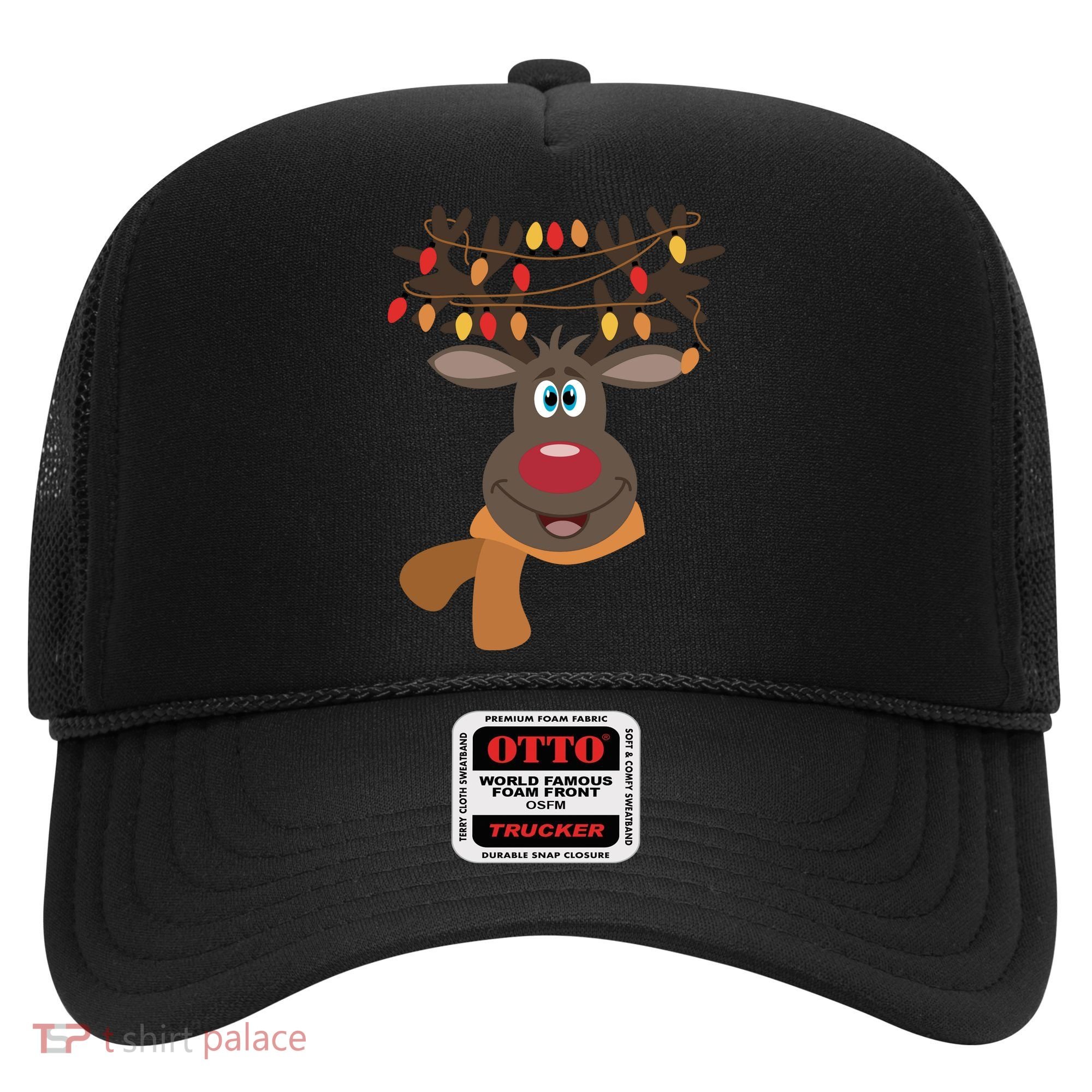 Funny Cute Reindeer Christmas 1 Hat