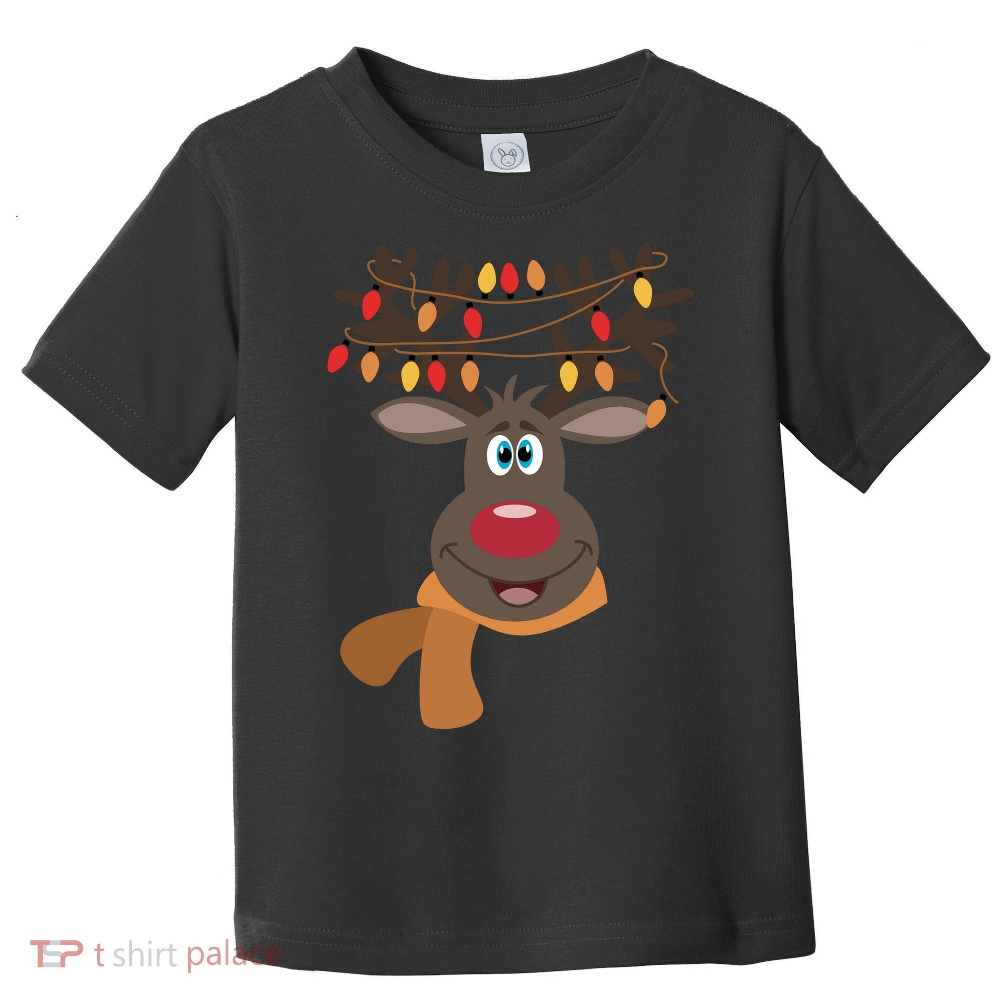 Funny Cute Reindeer Christmas 1 Toddler T-Shirt