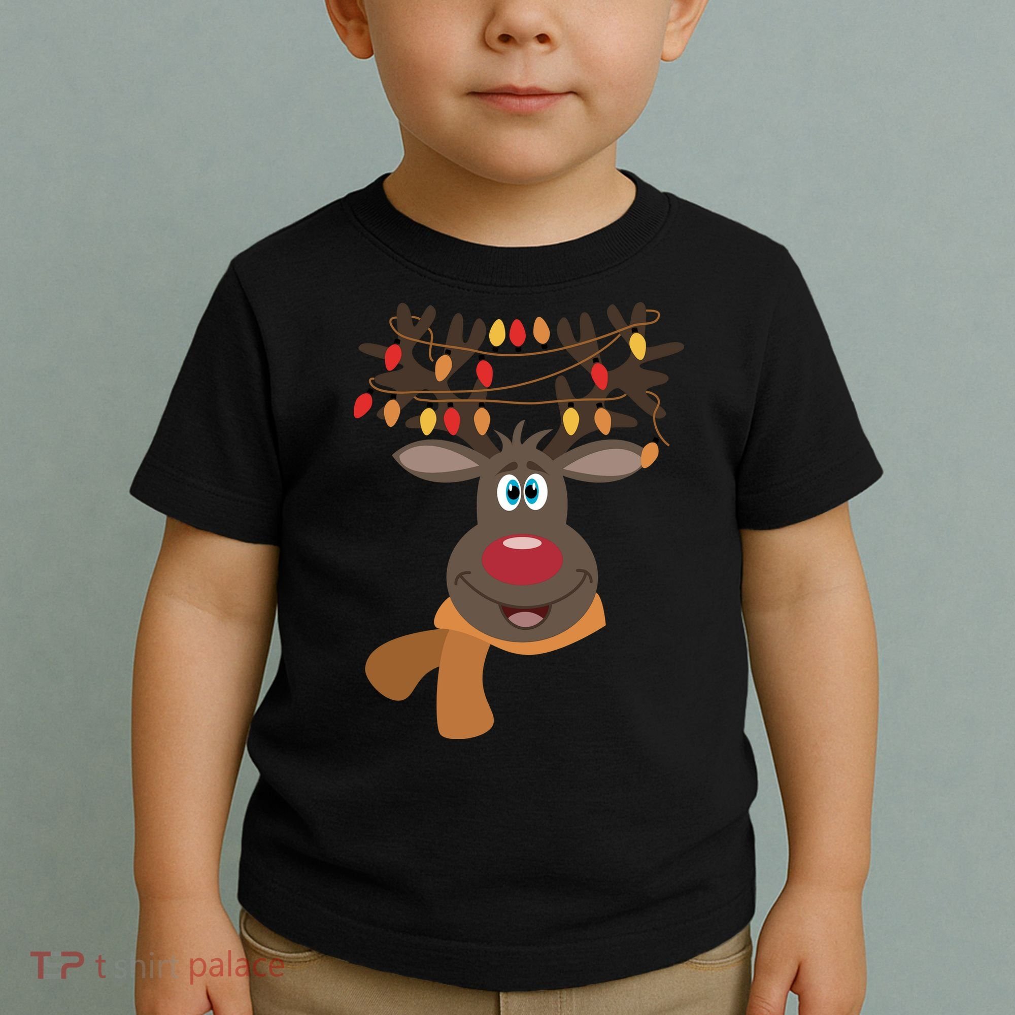 Funny Cute Reindeer Christmas 1 Toddler T-Shirt