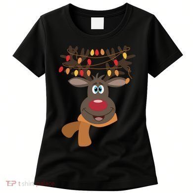 Funny Cute Reindeer Christmas 1 Women's T-Shirt