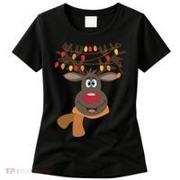 Funny Cute Reindeer Christmas 1 Women's T-Shirt thumb 0