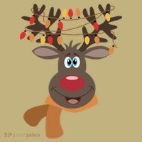 Funny Cute Reindeer Christmas 1 Sweatshirt thumb 2