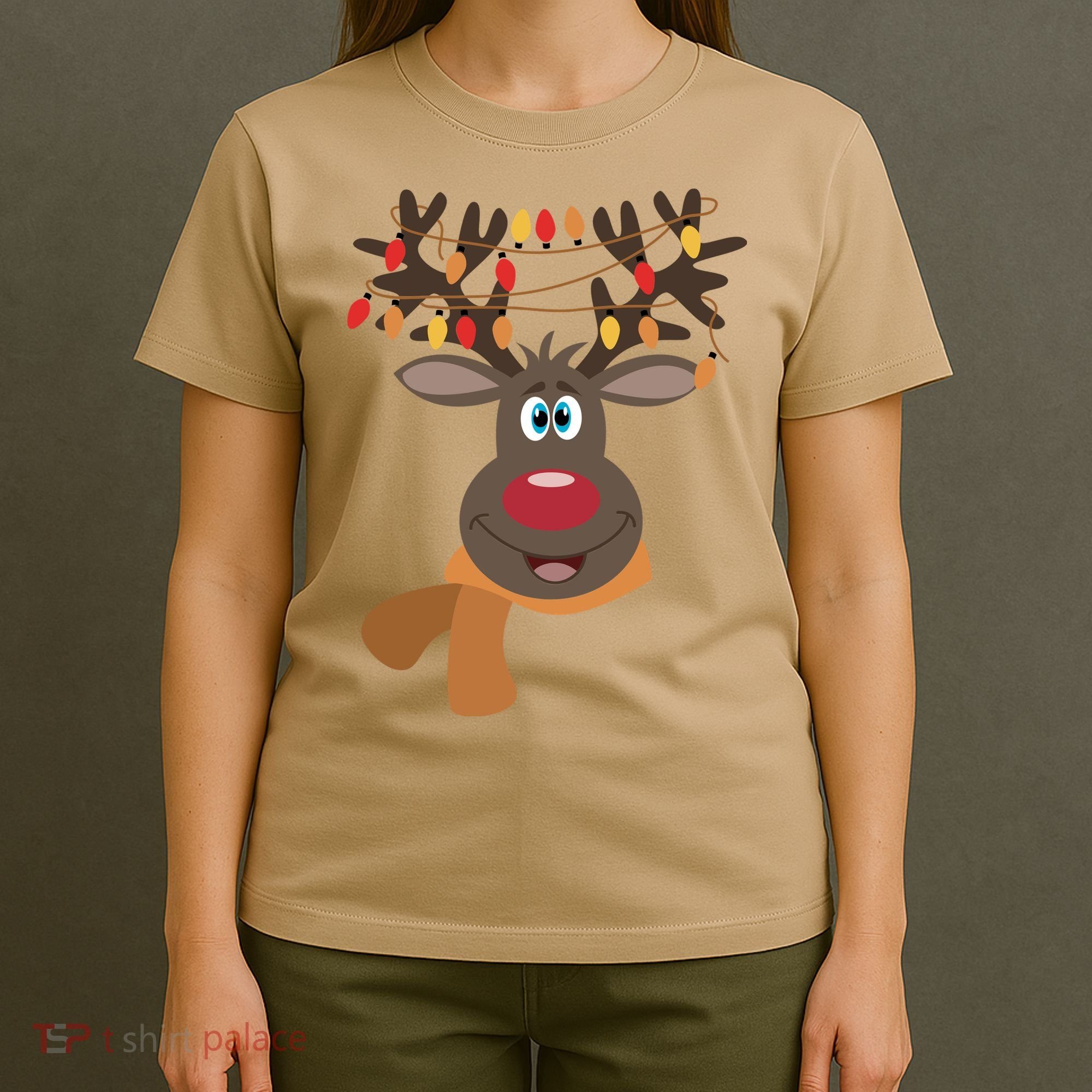 Funny Cute Reindeer Christmas 1 T-Shirt